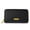 Black, variant on Leather Quilted Wallet with 2 Wrap-Around Zippers RFID ~ Burgundy
