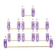 thumbnail image 2 of Estabilizadores de PCB chapados en oro con tornillos 2U 6.25U Estabilizadores de teclas Reemplazo violeta 1 6.25u 7 2U, 2 of 9