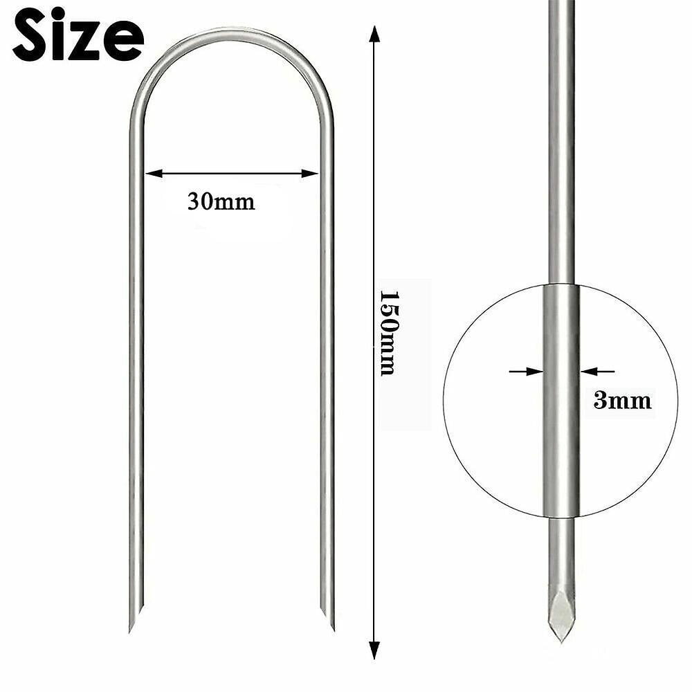 AWESHADES 10x ground anchors, ground pegs, tent pegs, steel ground anchors, tent pegs