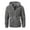 Dark Gray, variant on Windbreaker Jackets for Men Hooded Fleece Lined Long Sleeve Soft Street Mens Casual Tops,Black,M