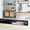 thumbnail image 4 of Dreamtimes Happy Snowman Hallway Runner Rug 2'x6' Kitchen Rug with Rubber Backing Decorative Christmas Non Slip Entryway Rug Runner Washable Soft Area Rug for Hallway Bedroom Kitchen Decor, 4 of 6
