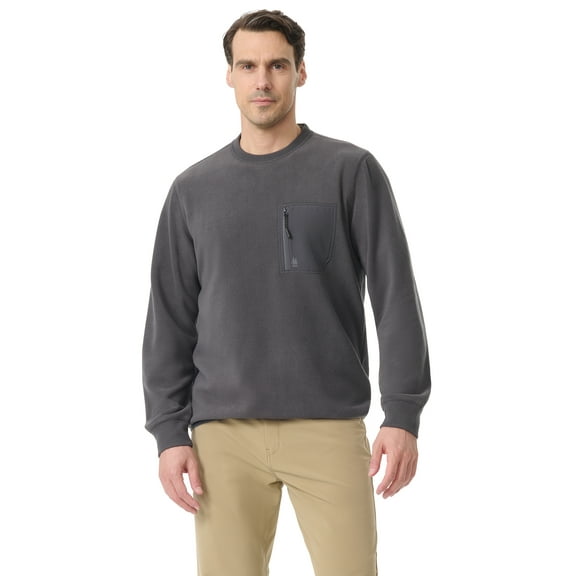 Bass & Co Men's Polar Utility Crew Fleece, Sizes S-3XL