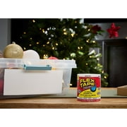 Flex Tape Strong Rubberized Waterproof Adhesive, 4 Inches x 5 Feet, White