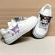 thumbnail image 2 of Zapatos de cuero azul Kuromi niñas lindos zapatos blancos para niños 2025 zapatillas nuevas de otoño e invierno, 2 of 4