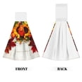 thumbnail image 2 of Sikiie Thanksgiving With Autumn Hand Towel with Loop Hanging Towel Absorbent Tie Towels for Kitchen Tea Bar Bathroom Decor, 2 of 7