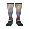 thumbnail image 1 of Fotbe Pond Cute Axolotl Calcetas Divertidas Estampadas para Hombre y Mujer, Calcetas de Algodón hasta la Rodilla para Caminar, Correr, Enfermería y Embarazo, 1 of 6