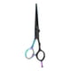 thumbnail image 2 of Tijeras para barba Tijeras de corte de pelo profesionales de acero inoxidable portátiles para peluquería en casa para estilistas Tijeras planas, 2 of 10