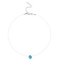 thumbnail image 1 of Collier Zircon pour Femmes, Pendentif en Alliage, Faux Cristal, Collier Ras du Cou, 1 of 10