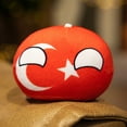 thumbnail image 3 of Countryballs Plushies Country Ball Plushies Polandball National Plush Pillow Mini Pendant Stuffed Toys Cute Keychain Anime Plushies for Kids (4inï¼, 3 of 8