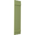 thumbnail image 3 of Ekena Millwork 11 1/2"W x 81"H Americraft Three Board (2 Batten) Exterior Real Wood Spaced Board-n-Batten Shutters (Per Pair), Moss Green, 3 of 10