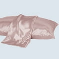 thumbnail image 3 of Great Bay Home 2-Pack Sateen Silk Microfiber Pillowcase  (Jumbo / Queen, Pink), 3 of 9