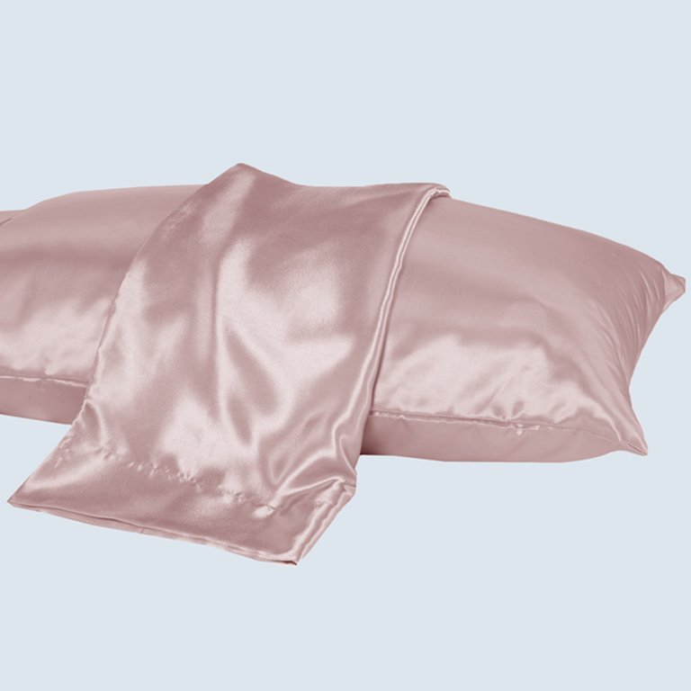 Satin Pillowcase Set – 2 Pack King Size 20x40, Microfiber Silk For Hair & Skin Care