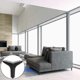 thumbnail image 3 of 1/4pcs 10/15/17cm Furniture Sofa Legs Modern Metal Diamond Triangle Furniture Feet, 3 of 3