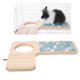 thumbnail image 1 of Pedal De Conejo De Madera, Pedal De Mascota Duradero Y De Moda, Para Hámsters, Chinchillas, Conejos, Mascotas Pequeñas OTVIAP Double Sided Pet Pedal, 1 of 8