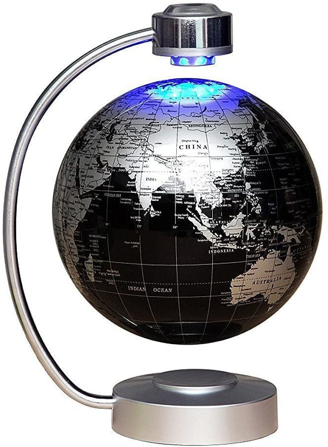 Earth Geography Globe Map Levitation LED Light Illuminated Christmas Xmas 
