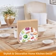 thumbnail image 5 of Vegetables Drink Bread Fruits Napkin Holder for Table Clear Napkin Stand Paper Holder Acrylic Organizer Dispenser Napkins for Dinner Kitchen Restaurant Room, 5 of 8