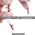 thumbnail image 4 of ZheElen Bike Cable End Cap Bicycle Ends Crimps Ferrules Shifter Red 18.4x3.7mm 1Set, 4 of 6