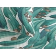 thumbnail image 3 of Ambesonne Botanical Quilted Bedspread Set 3 Pcs, Eucalyptus Leaves Buds, Queen, Teal Brown White, 3 of 4