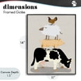 thumbnail image 4 of Stupell Industries Cottage Farm Stack over Beige Black Framed Giclee Art, 11 x 14, by Marcus Prime, 4 of 8