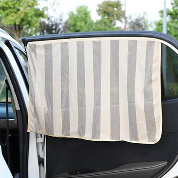 LSLJS Car Window Shades Car Side Window Sun Shades,Curtains for Car Windows,Window Shades With Magnetic Protection On Sun Heat ,Auto Accessories Sunshades(2Pack)