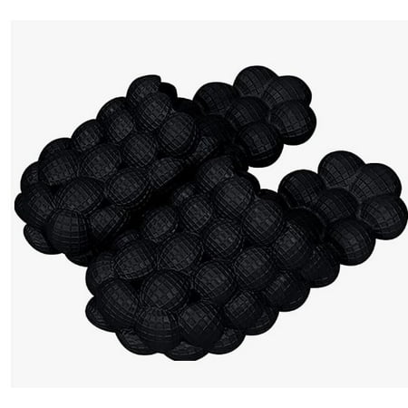 

Hollow Detail Bubble Slides Home Bedroom Shower Slippers
