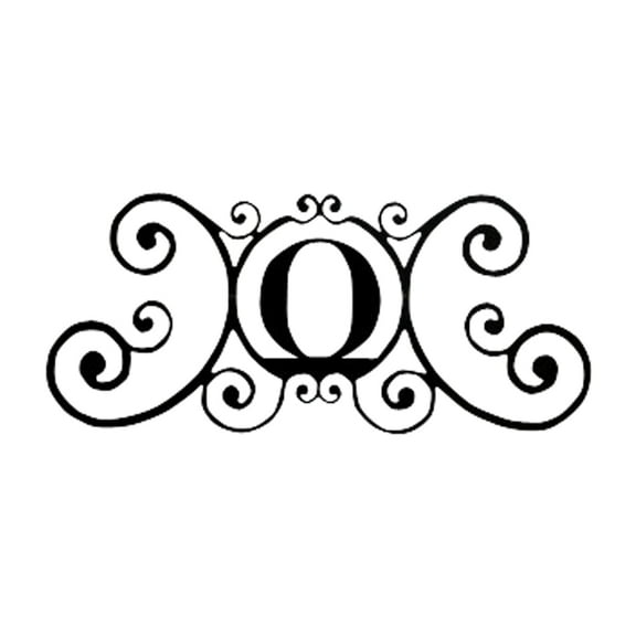 House Plaque Letter O