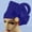 Blue, variant on Women's Headwrap Turban AURORADY Beaded Bowknot Hat Solid Color Ethnic Hat Baotou Hat, Beige One Size Baseball Caps