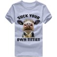 thumbnail image 2 of Puntoco Vegetarianismo Cultura Impresión Camiseta unisex Camisetas de manga corta Puntoco Puntoco-321, 2 of 5