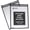 Clear, variant on C-Line Products- Inc. CLI Shop Ticket Holder- Stitched- 11in.x14in.- Clear Vinyl