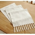 thumbnail image 6 of Zhudiyof Rustic Linen Table Runner, Farmhouse Style Table Runner with Hand-Tassels for Party, Dresser Decor and Dining Room Decorations, Beige, 13"×72", 6 of 7