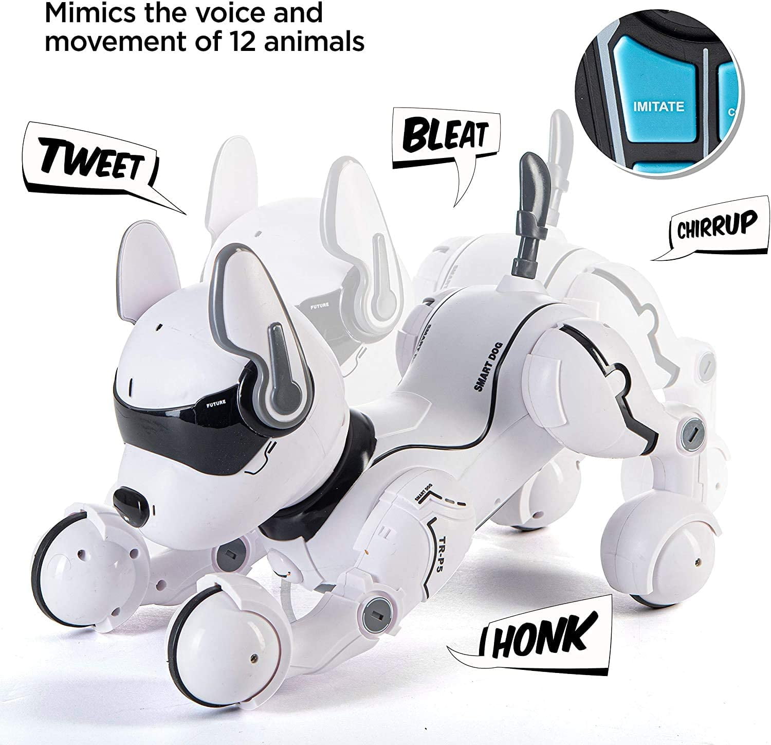 Remote Control Robot Dog Toy Smart Mini Pet 