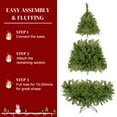 thumbnail image 4 of 7.5ft Artificial Christmas Tree with 1450 Branches, Automatic Open Xmas Pine Tree with Metal Stand, for Home, Office, Party Decoration, 4 of 9