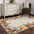 3'x5' Area Rugs, Fall Mushrooms Indoor Outdoor Area Rug for Living Room ...