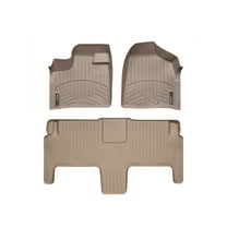 WeatherTech Custom Fit FloorLiners compatible with Routan, Town & Country Van - 1st & 2nd Row, Tan