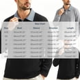 thumbnail image 3 of Admvng Men's Fake Two-piece Lapel Daily Casual Long Sleeve Spring Fall Shirt, 3 of 5