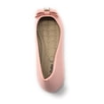 thumbnail image 5 of Victoria K Women's Double Bow With Big Rhinestone Ballerina Flats, 5 of 5