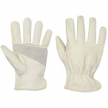 - Custom Leathercraft Medium Top Grain Pigskin Driver Men's Work Gloves
