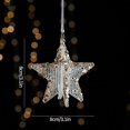 thumbnail image 3 of Decoración de árbol de Navidad con purpurina, hermoso colgante de copo de nieve de alce para árbol de Navidad, decoración para fiesta de Navidad, suministros navideños, 3 of 5