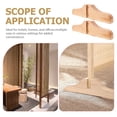 thumbnail image 7 of 2-Pack Folding Room Divider Stabilizer Feet with Stand Bracket for Office and Home Privacy Screen, 7 of 7
