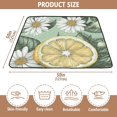thumbnail image 4 of WOBOGO White Daisies with Lemons Pattern Baby Playmats Extra Large Waterproof Rollable Activity Pads for Toddlers 50×50inch, 4 of 7