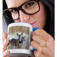 thumbnail image 2 of 3drose, California, Mule Deer Wildlife - Us05 Bja0206 - Jaynes Gallery, 15oz Two-tone Blue Mug, 2 of 6