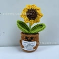thumbnail image 2 of Handmade Emotional Support Plant Gift - Positive Vibes Knitted Potted Plant, 2 of 6