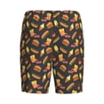 thumbnail image 2 of Lsque Fast Food Mens Sleep Pajama Shorts,Short Pajama Pants, Cotton Ultra-Soft Knit-X-Large, 2 of 9