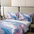 thumbnail image 3 of Algodón Queen Funda Nórdica Dreamy Pink White Cherry Blossom Juego de cama para niños, 3 of 7