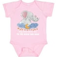 thumbnail image 3 of Inktastic My Noni Loves Me to the Moon and Back Elephant Family Boys or Girls Baby Bodysuit, 3 of 5