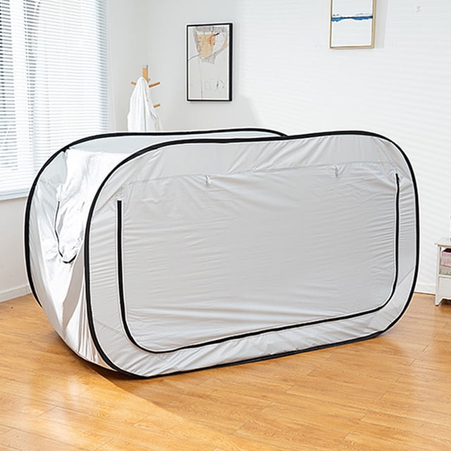 Tente de Lit Escamotable de Camping, Tente de Lit Escamotable Extérieure Pliable au Design Totalement Fermé, Tente de Lit Escamotable pour l'Intimité, Tente de Lit d'Ombrage pour Enfants et Adultes