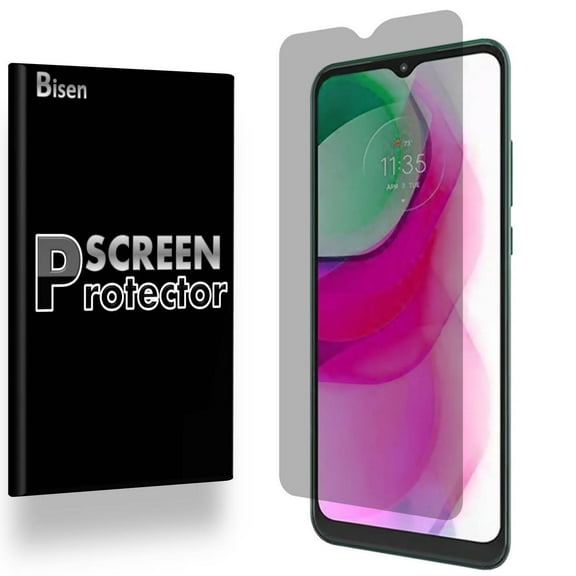 Fit For Motorola Moto G Play (2021) BISEN Privacy Anti-Spy Screen Protector, Anti-Scratch, Anti-Shock, Anti-Bubble