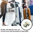 thumbnail image 1 of Becaristey Metal Handbag Snap Clasp Backpack Shoulder Pack Portable Lock Buckle Purse Wallet DIY Crafting Hardware Accessories Silver, 1 of 6