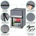 thumbnail image 2 of MesaSe Housse de Réfrigérateur d'Extérieur Imperméable pour Congélateur Vertical Mini Vertical, 2 of 7
