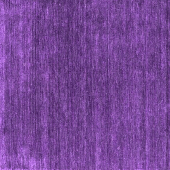 Ahgly Company Indoor Square Abstract Purple Contemporary Area Rugs, 6' Square